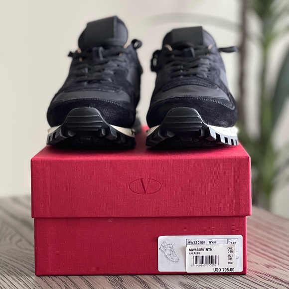 VALENTINO STUDDED SNEAKERS SHOES - Picture 3 of 7